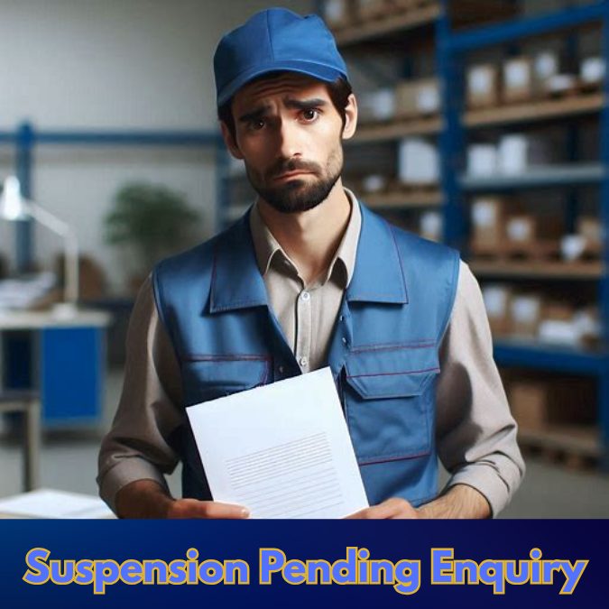 Suspension pending enquiry